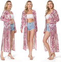Women's Sequin Cardigan Summer Cover Up Dress for Evening Wear
