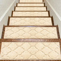 Soft Stair Treads Non-Slip Peel and Stick 15pcs - Quiet, Safe Steps