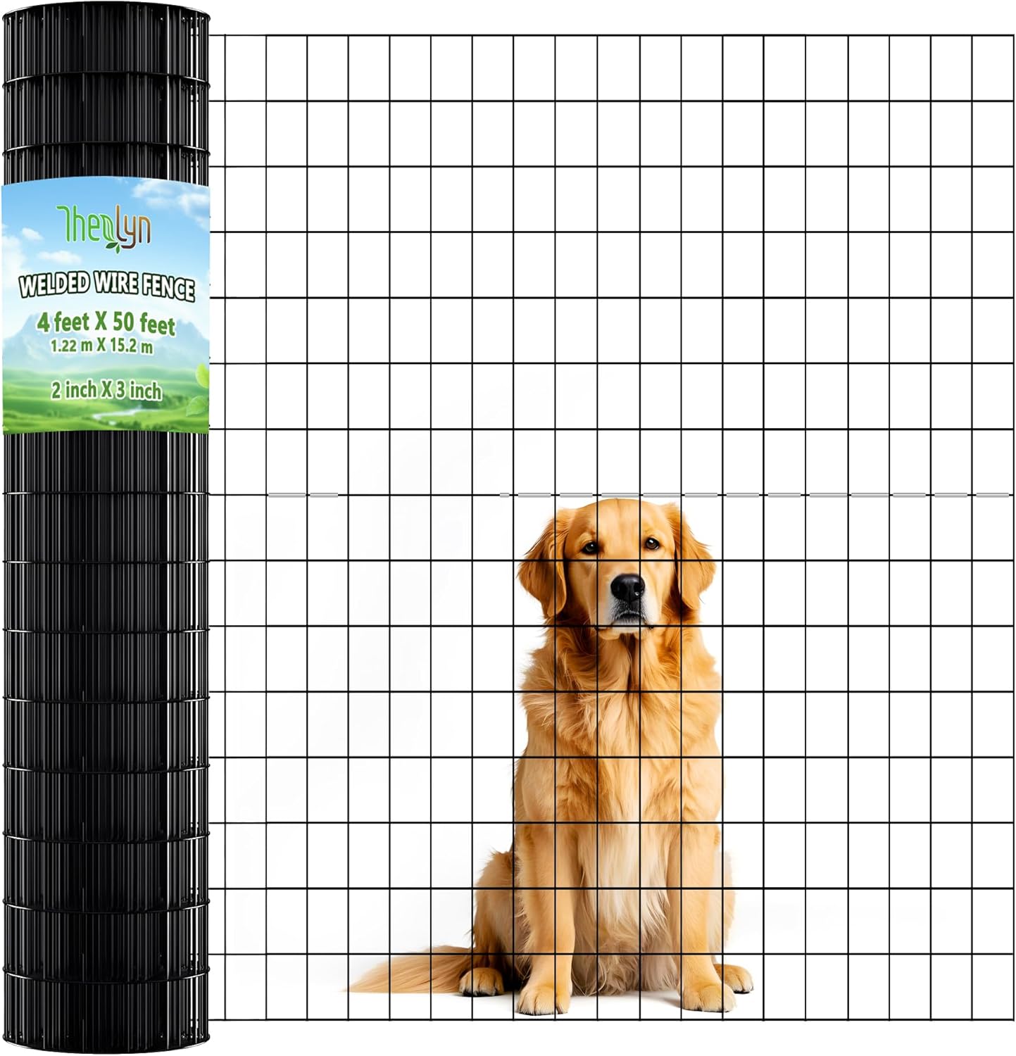 Garden Wire Mesh Fence 4ft x 50ft for Animal Barrier Use
