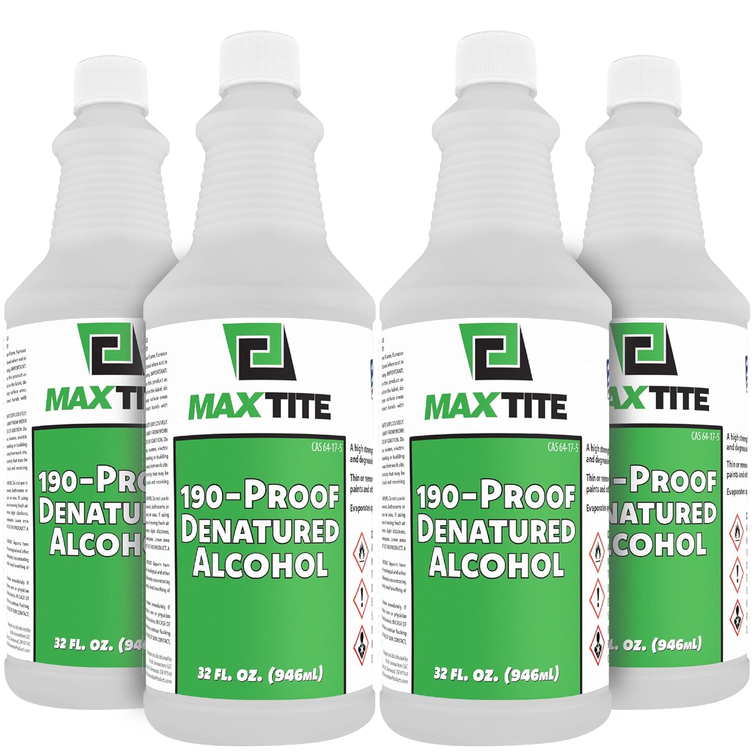 MAXTITE 190-Proof Virgin Denatured Alcohol for Versatile Use