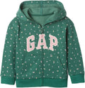 GAP Baby Girls Logo Full Zip Hoodie Hooded Sweatshirt - Cozy Everyday