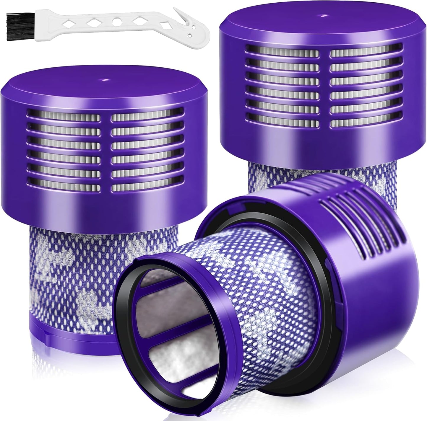 Funmit V10 Filters 3-Pack for Dyson V10 Vacuums