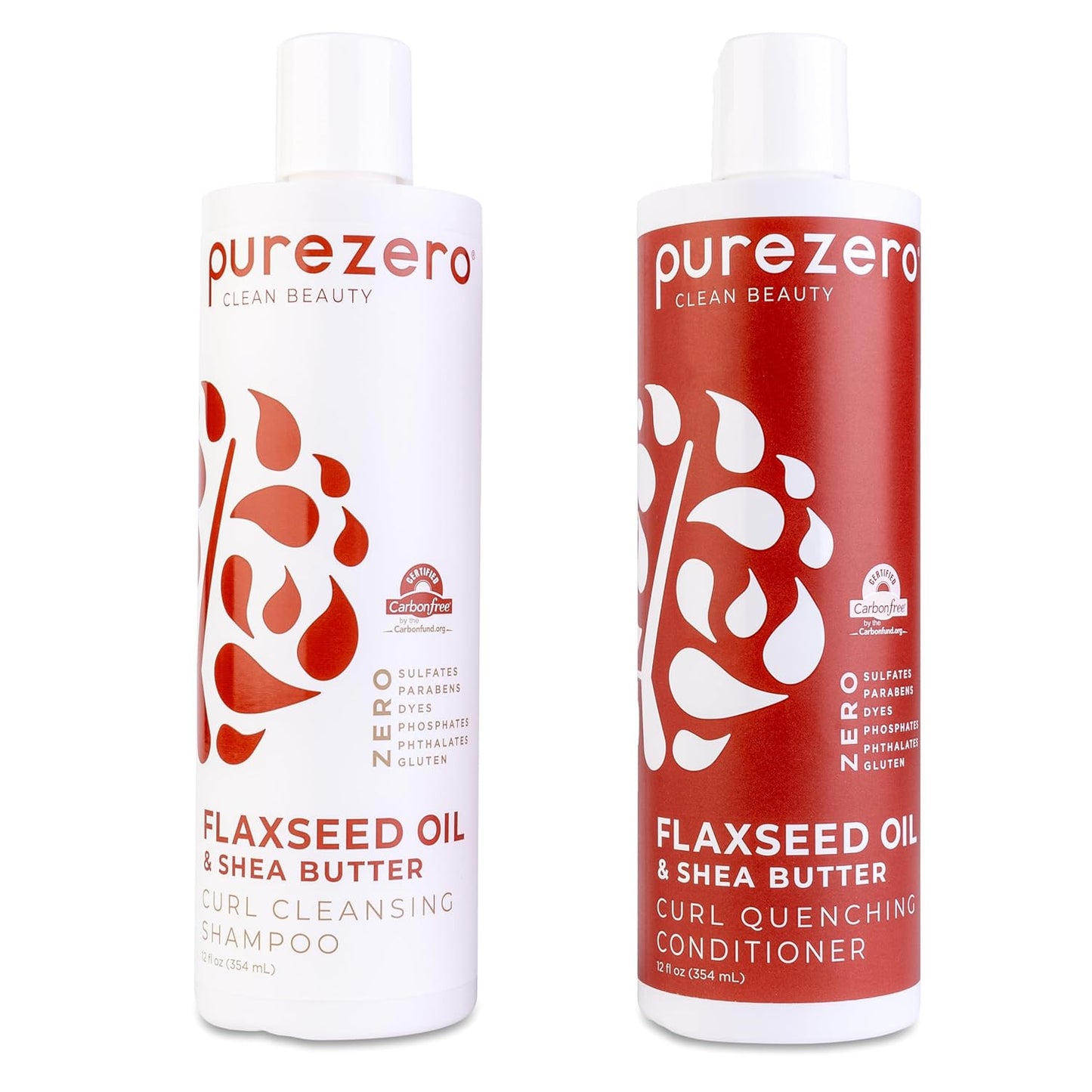 Purezero Curl Care Shampoo & Conditioner Set