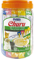 INABA Churu Lickable Cat Treats Variety Pack - Hydrating Low-Calorie