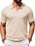 Timeless Men's Short Sleeve Polo Shirts with Vintage Golf Look
