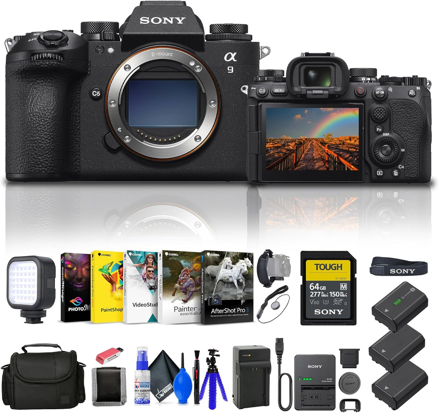 Sony Alpha a9 III - 24.6MP Global Shutter Bundle