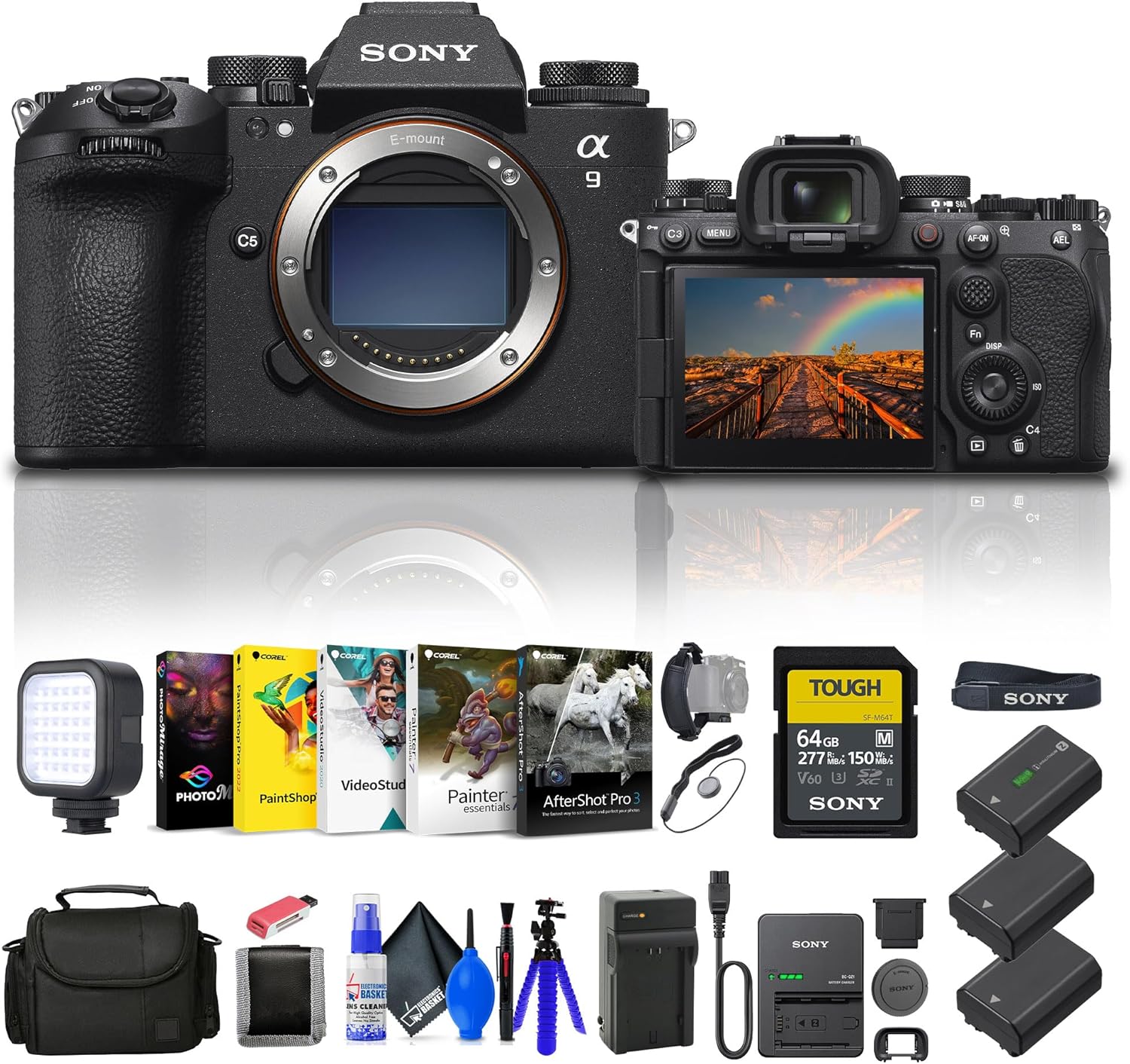 Sony Alpha a9 III - 24.6MP Global Shutter Bundle