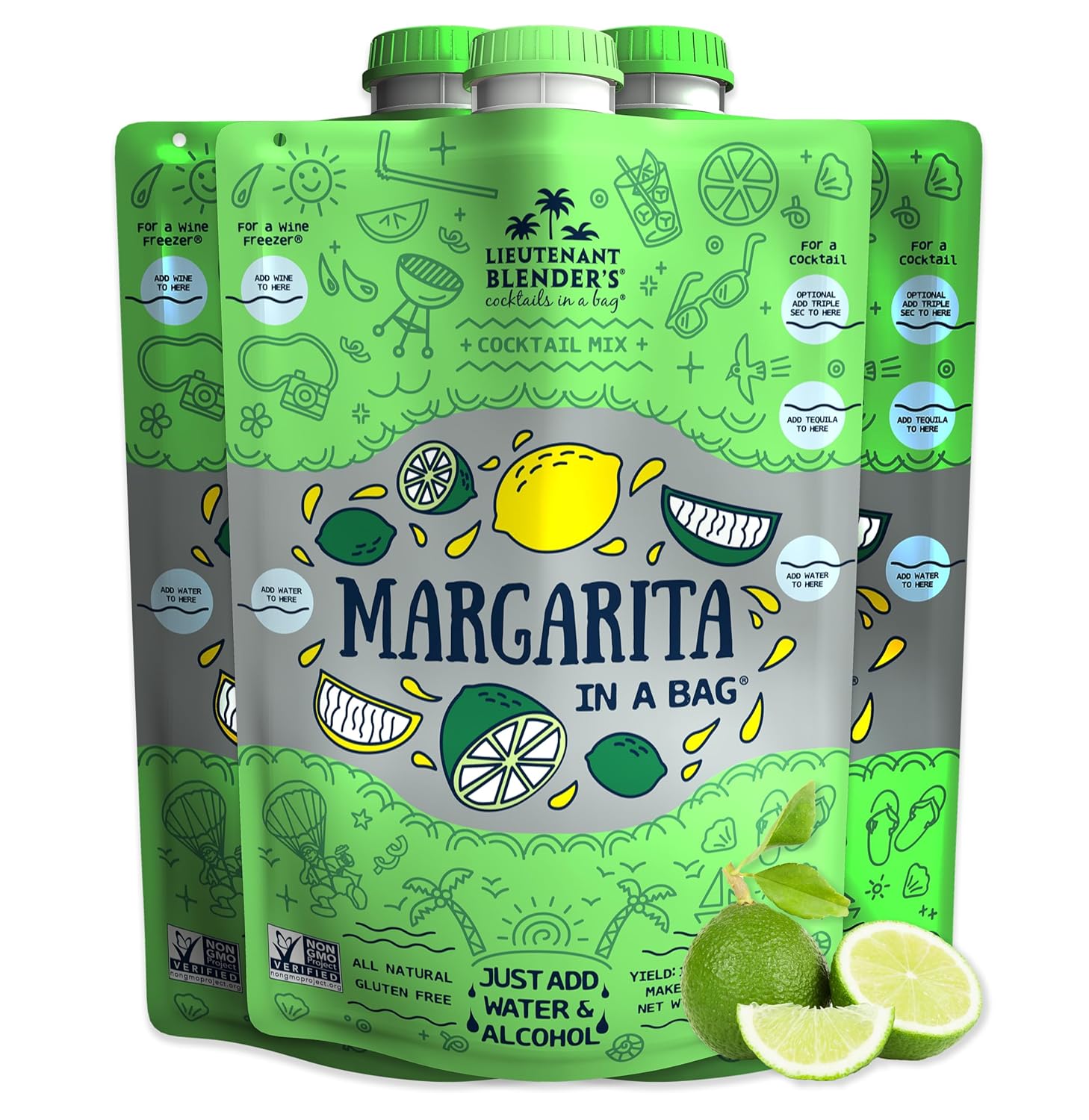 Margarita in a Bag - Easy Frozen Margarita Mix for Fun