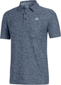 Men's Dry Fit Polo Shirt - Breathable Athletic Collared Tee