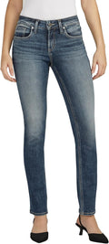 Suki Mid Rise Curvy Fit Straight Leg Jeans - Flattering Stretch Shoes