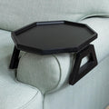 Shamrock Home Bamboo Couch Arm Table - Stable Clip On Sofa Tray