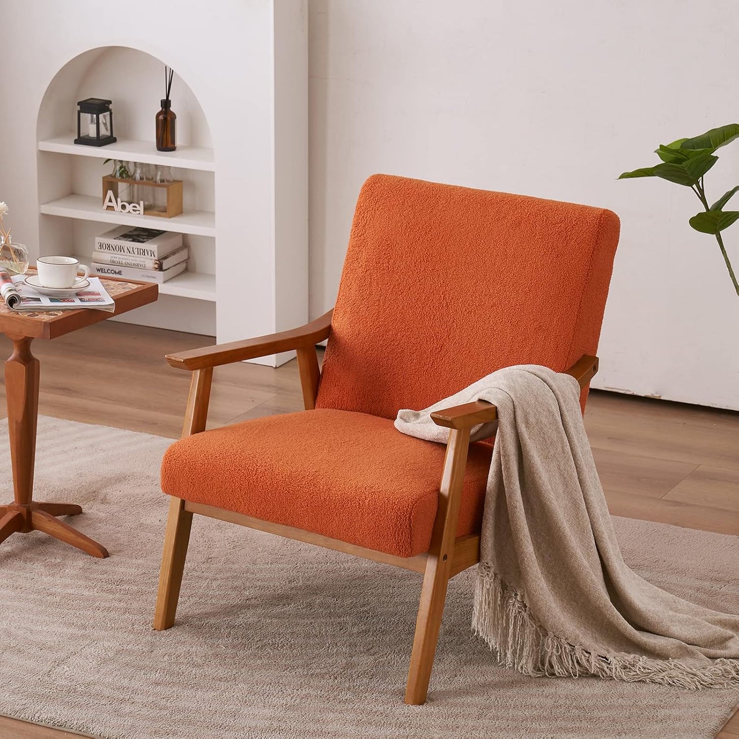 Cozy Teddy Fleece Accent Chair by Karl Home