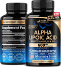 Alpha Lipoic Acid 600mg ALA Supplement - Extra Strength Antioxidant