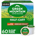Green Mountain Half Caff Hazelnut K-Cup Pods, 60 Count - Smooth