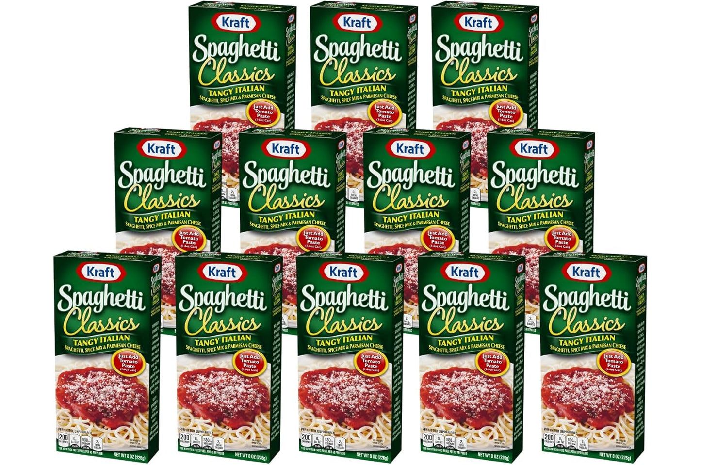 Kraft Spaghetti Classics Tangy Italian Meal Mix for Family Dinners