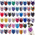 100PCS Small Dogs Bandanas for Summer Fun and Style