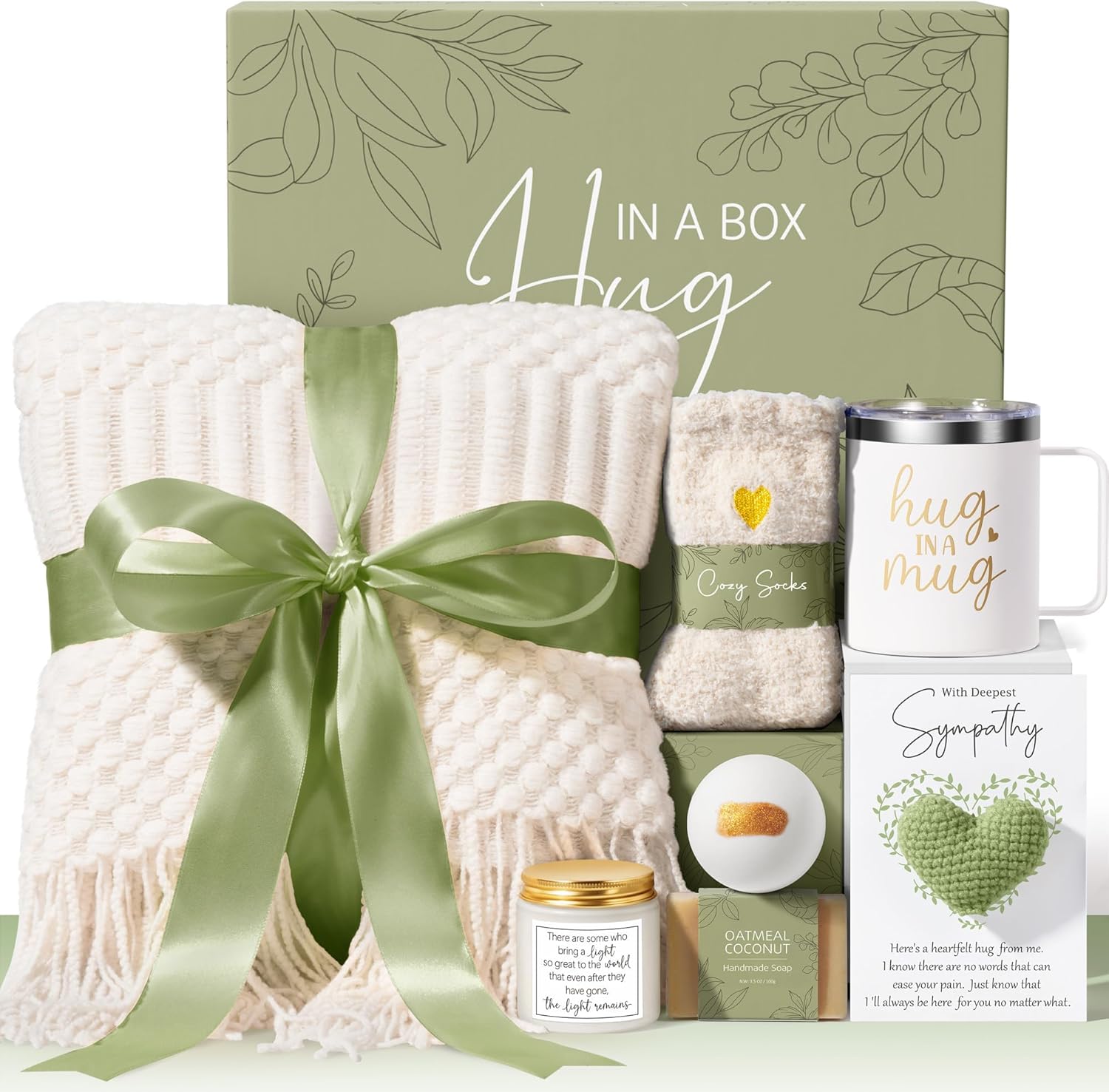 Sympathy Gift Baskets for Loss of Loved One - Comforting Care Package