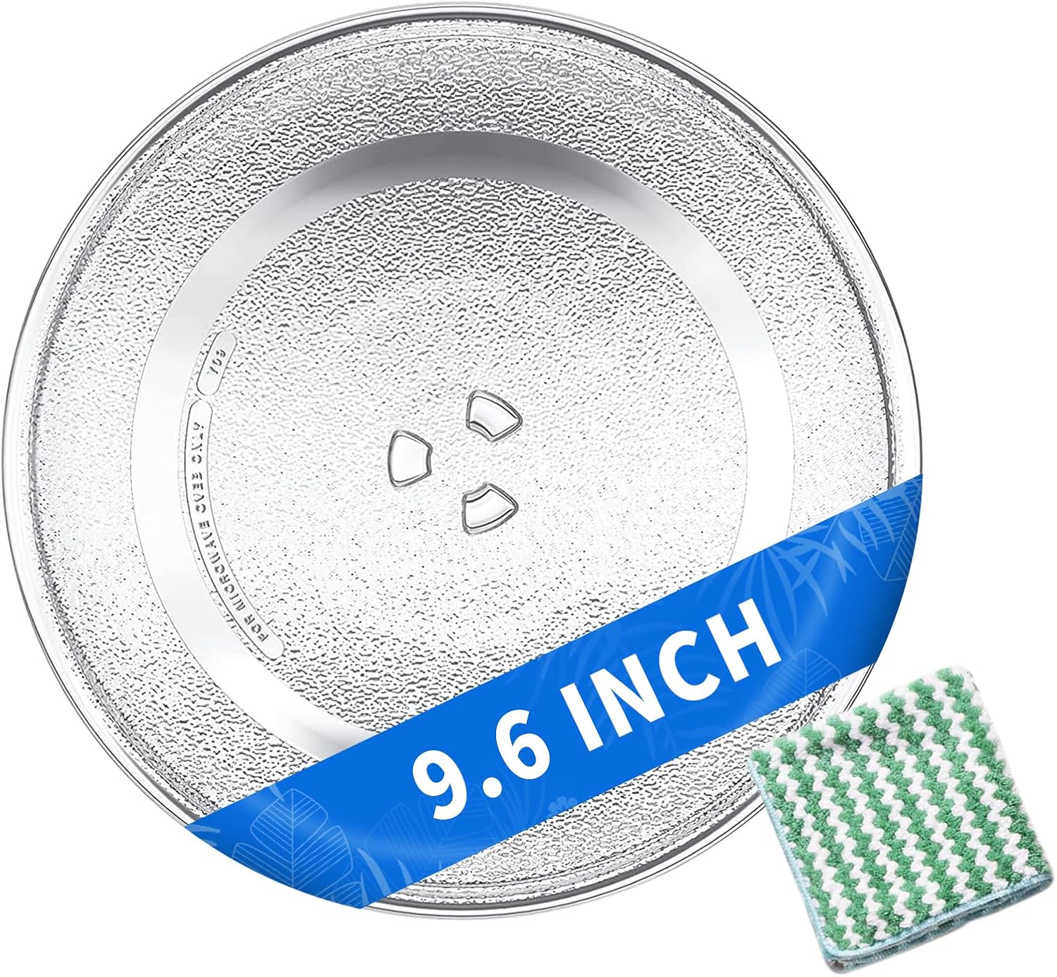 9.6 Microwave Glass Plate Replacement + Cleaning Cloth - Yibracki