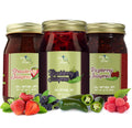 Green Jay Gourmet Spicy Jam Variety Pack - 3 Peppery Fruit Jams
