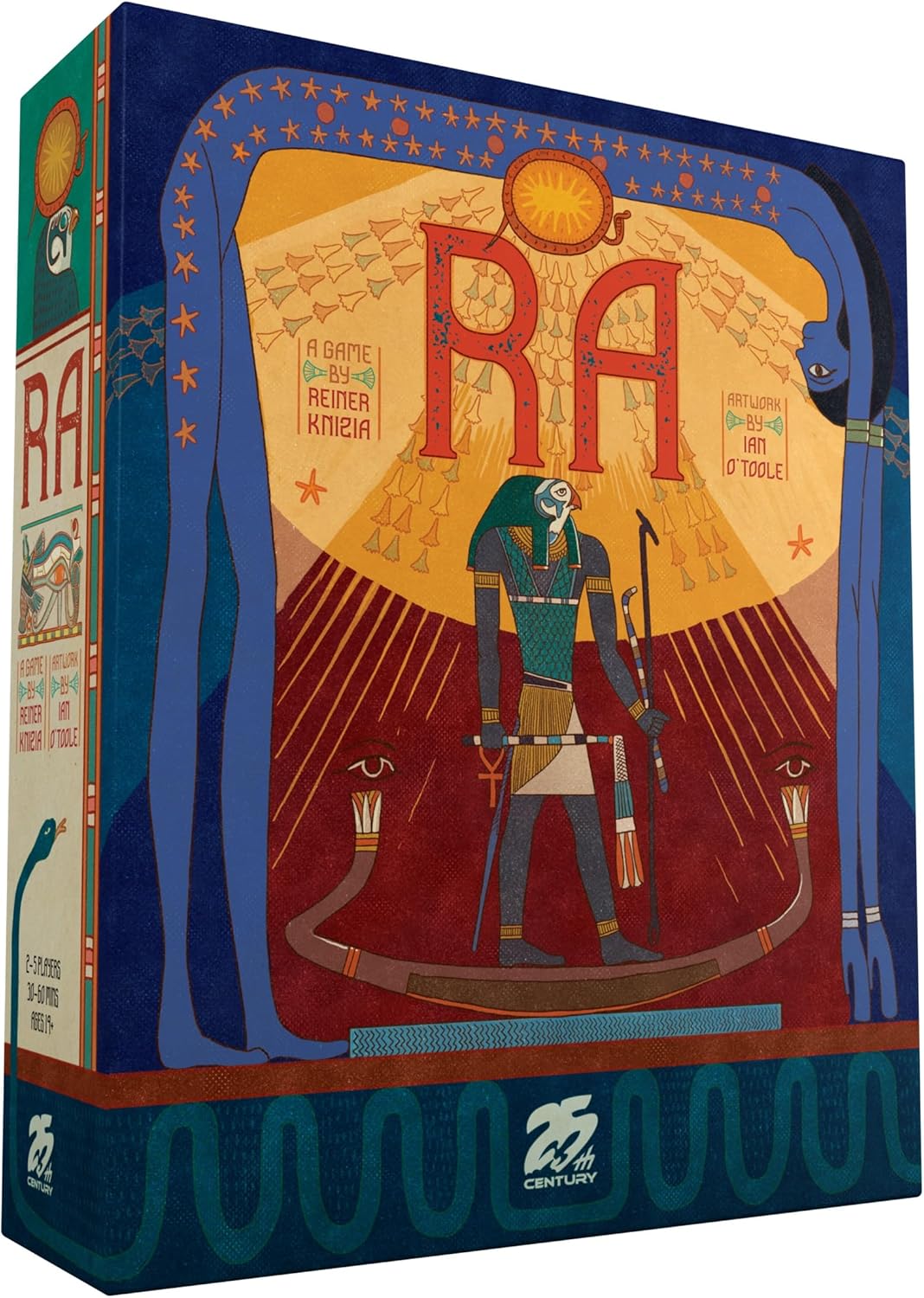 RA Ancient Egyptian Theme Auction Board Game for 2-5 Players