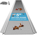 Gutter Guard Kit - 48ft Stainless Steel Mesh for 5-in Gutters