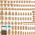 106PCS Brass Pipe Fittings Assortment Kit NPT - Complete 106pc Set