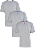Hanes Mens Tall V-Neck Undershirts 100% Cotton Multipack - Tall Fit