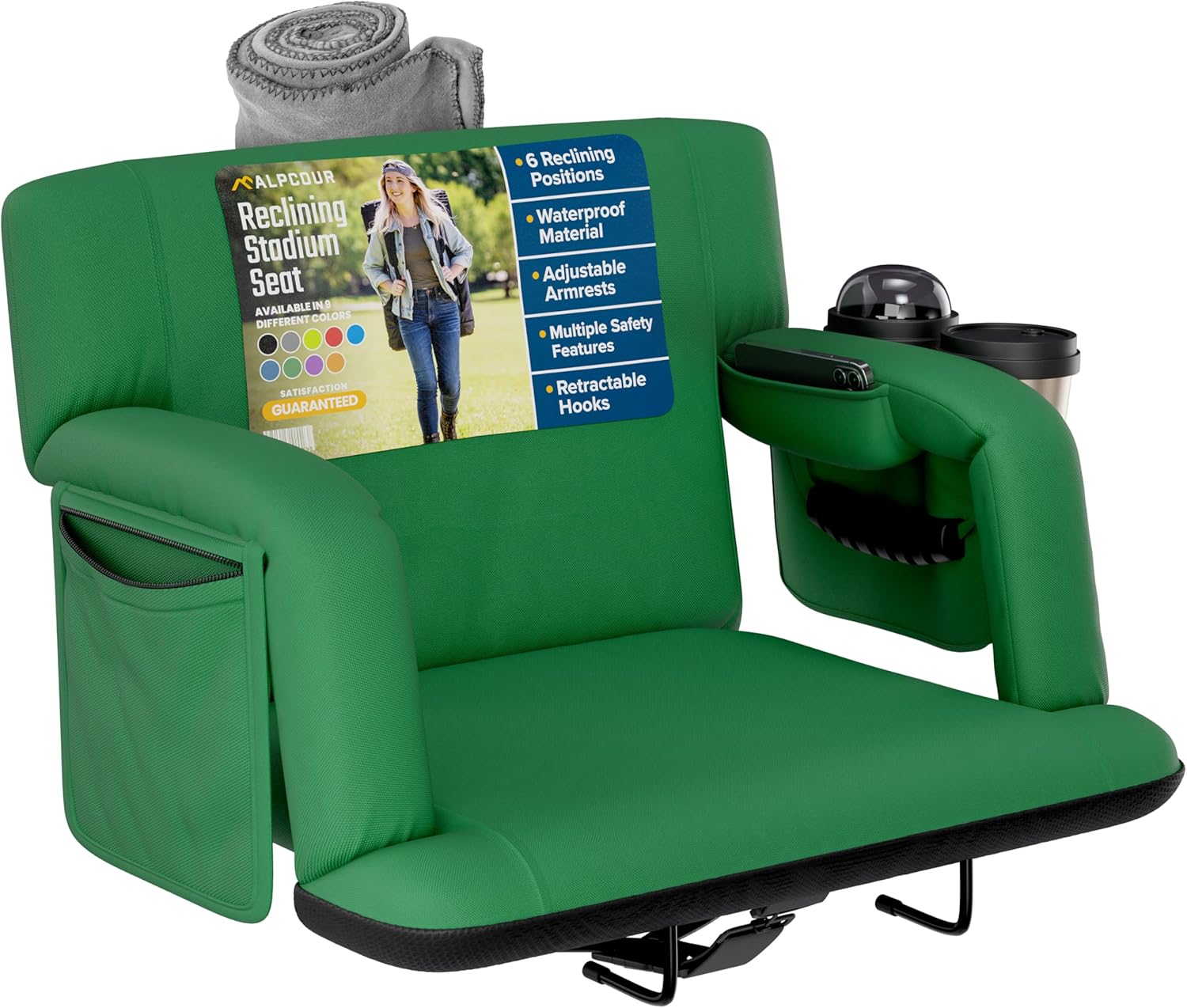 Reclining Stadium Seats with Back Support for Ultimate Comfort