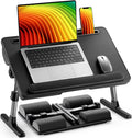 HUANUO Laptop Bed Desk: Height Adjustable, 35 Tilt - Work & Eat in Comfort