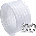 DAVCO 3/8 ID Heavy Duty Braided Clear Plastic Vinyl Tubing