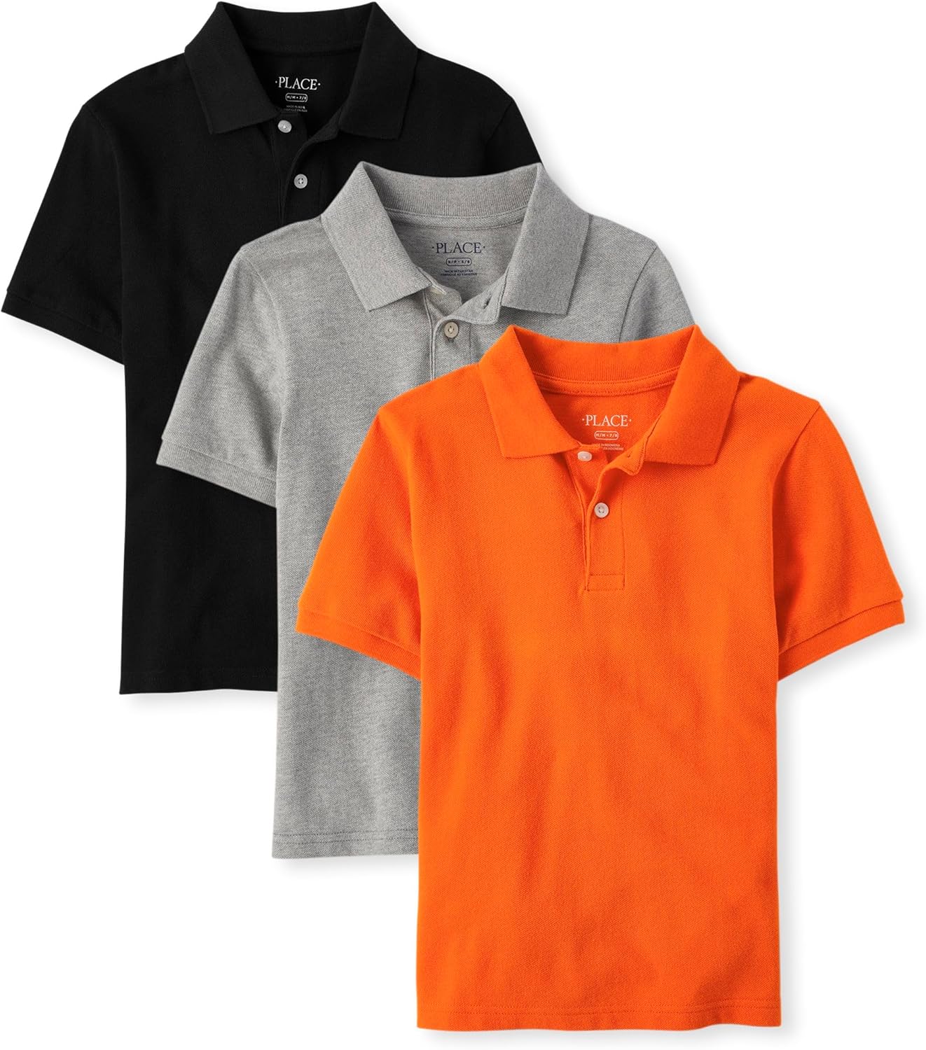 Boys Multipack Short Sleeve Pique Polo for Everyday Style