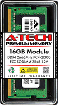 16GB DDR4 2666MHz ECC SODIMM RAM Module - Reliable Server Upgrade