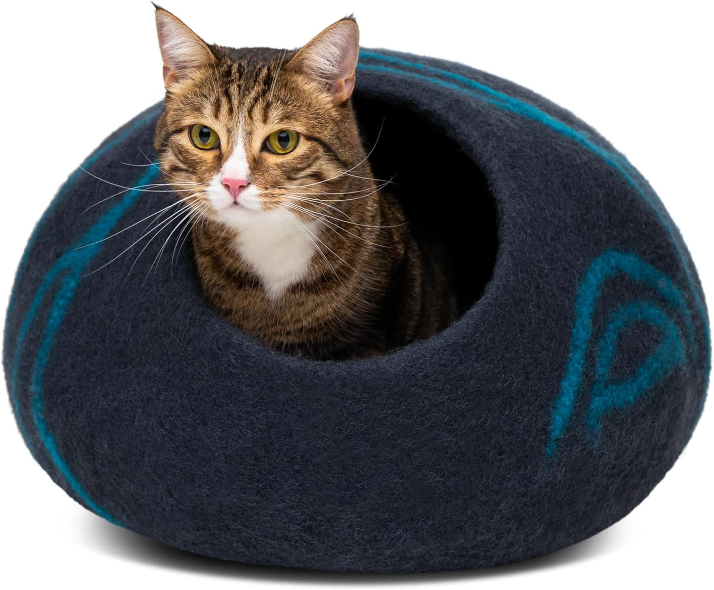 MEOWFIA Cat Cave Premium Felt Cat Bed for Indoor Cats
