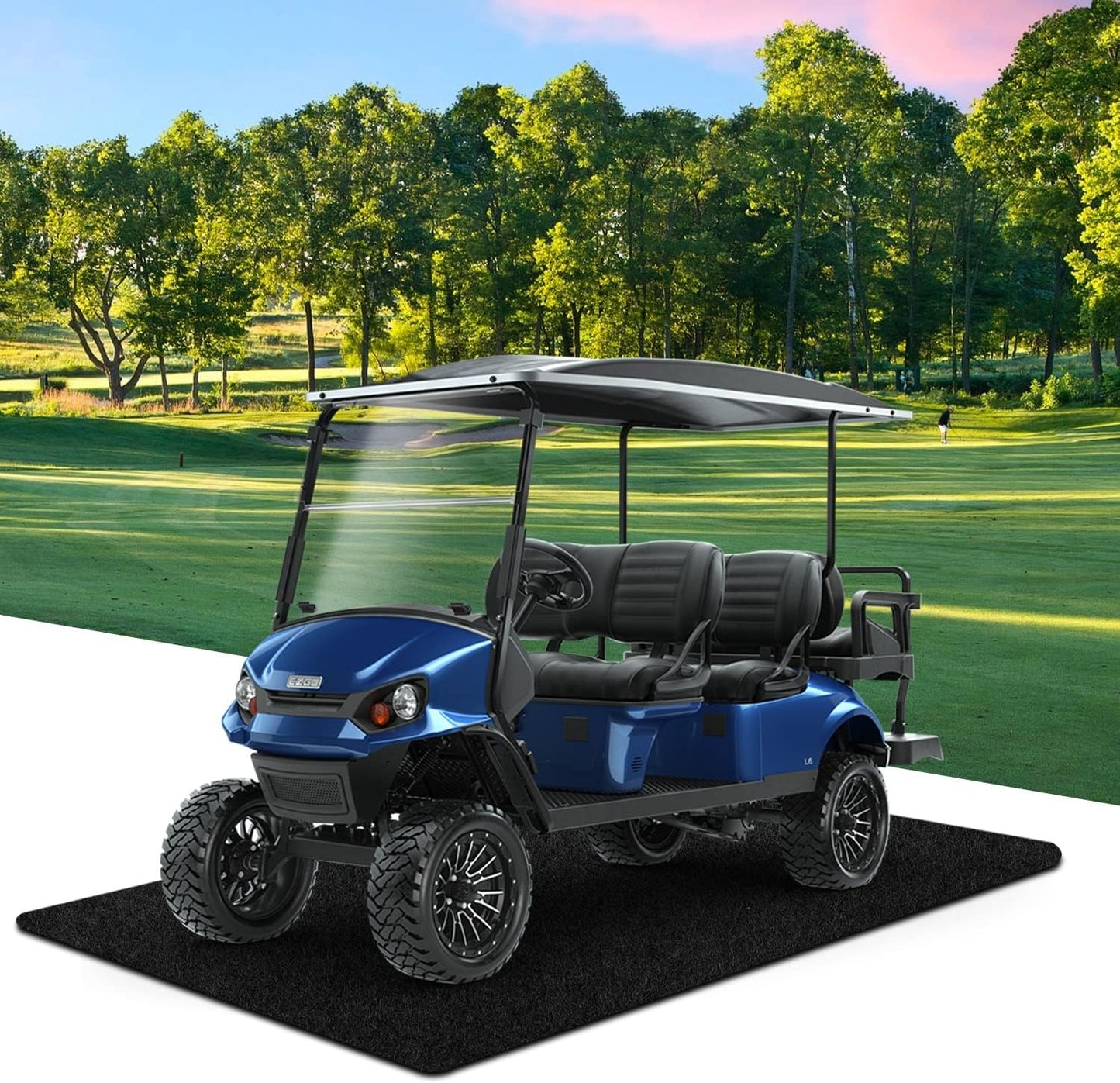 Oil-Resistant Golf Cart Mat for EZGO, Club Car, Yamaha - MODIGT