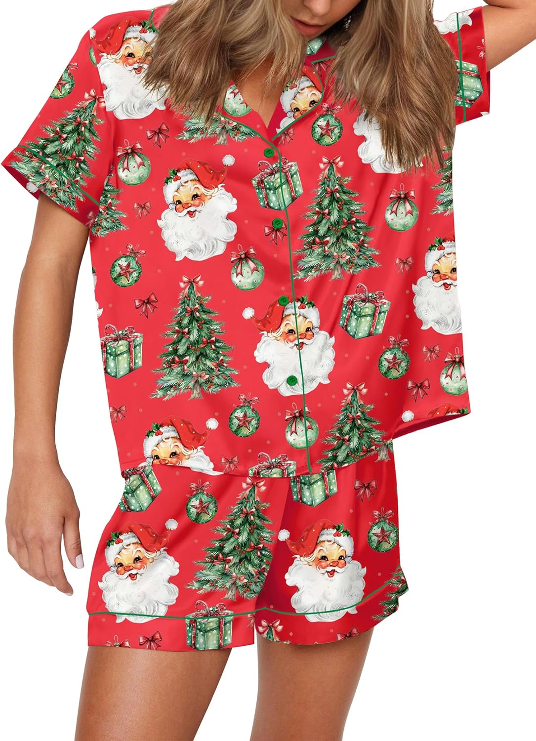Funny Graphic Pajamas for Women Set - Comfortable Sleepwear