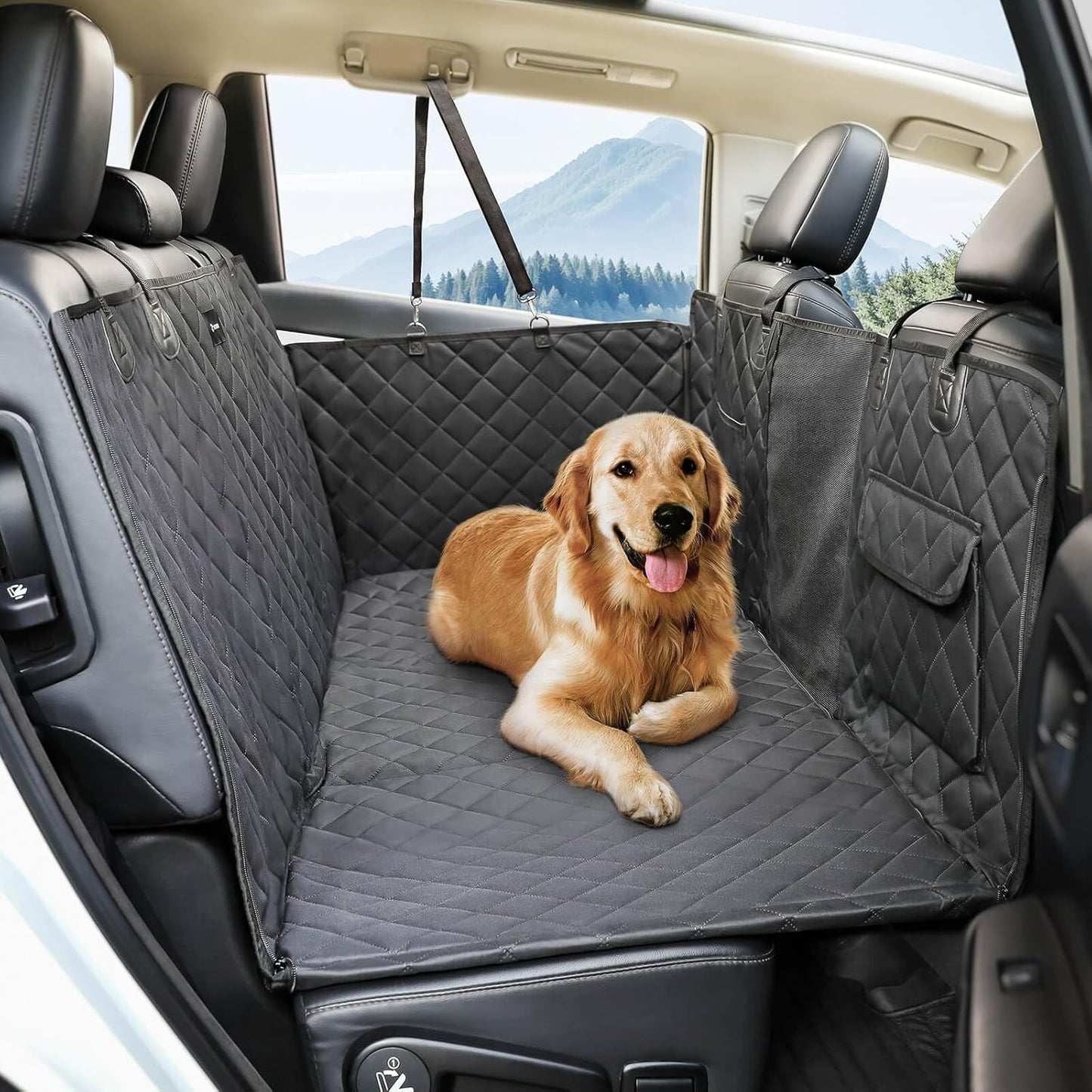 Petizer Back Seat Extender for Dogs - Waterproof Car Hammock