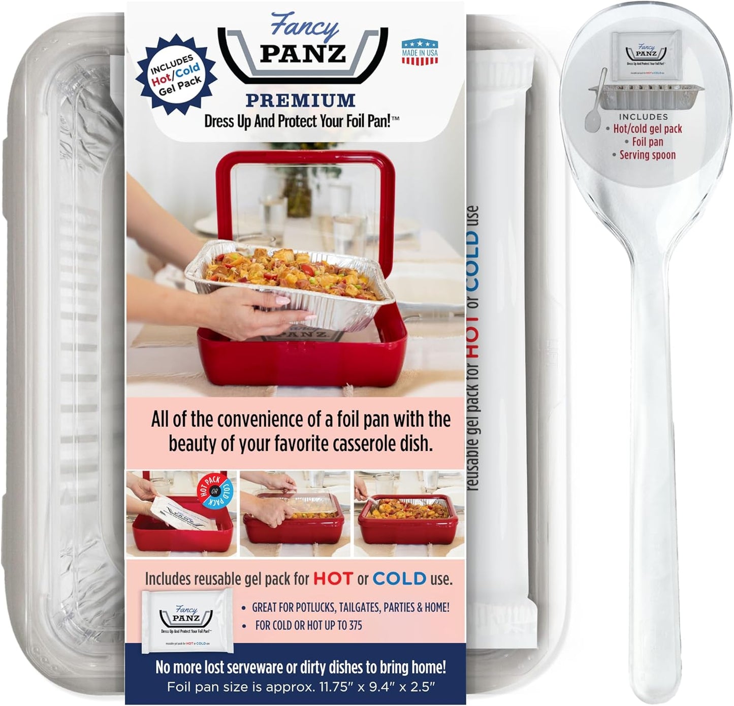 Fancy Panz Premium Serving Tray for Food, Made in the USA
