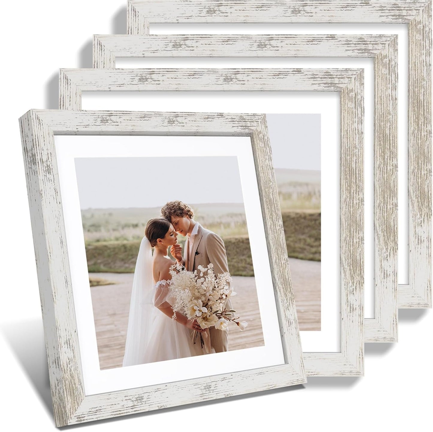 12x12 Picture Frame Set of 4 for Stunning Photo Displays