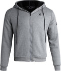 Spyder Men's Full Zip Cozy Sherpa Waffle Knit Hoodie - Lightweight