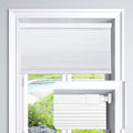 Cordless Cellular Shades 26.5in x 64in White - No Drill Light