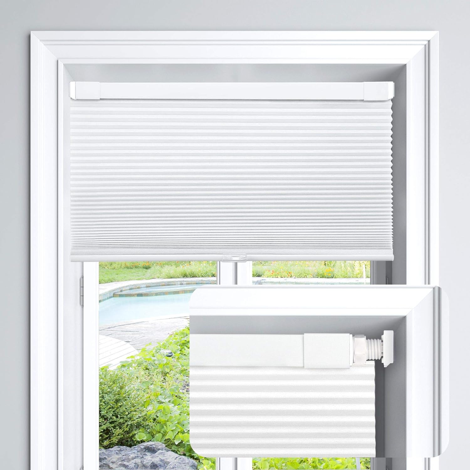 Cordless Cellular Shades for Windows - Light Filtering Blinds
