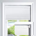 Cordless Cellular Shades 37in x 64in White - No Tools No Drill
