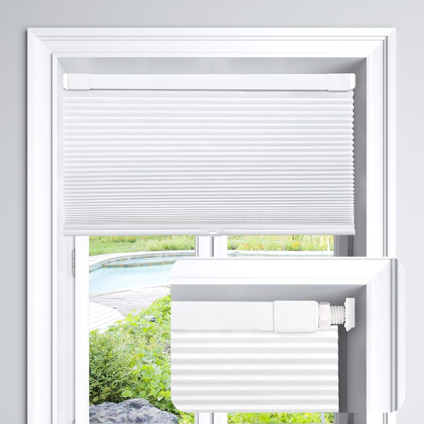 LazBlinds Cordless Cellular Shades for Easy Window Installation