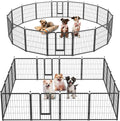 Simple Deluxe Dog Playpen Indoor Outdoor, 24in Height - Portable