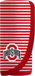 Creative Knitwear Ohio State Buckeyes Striped Baby and Toddler Blanket