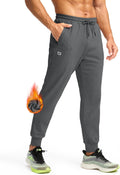 G Gradual Men's Fleece Joggers with Zipper Pockets - Winter Warm Shoes