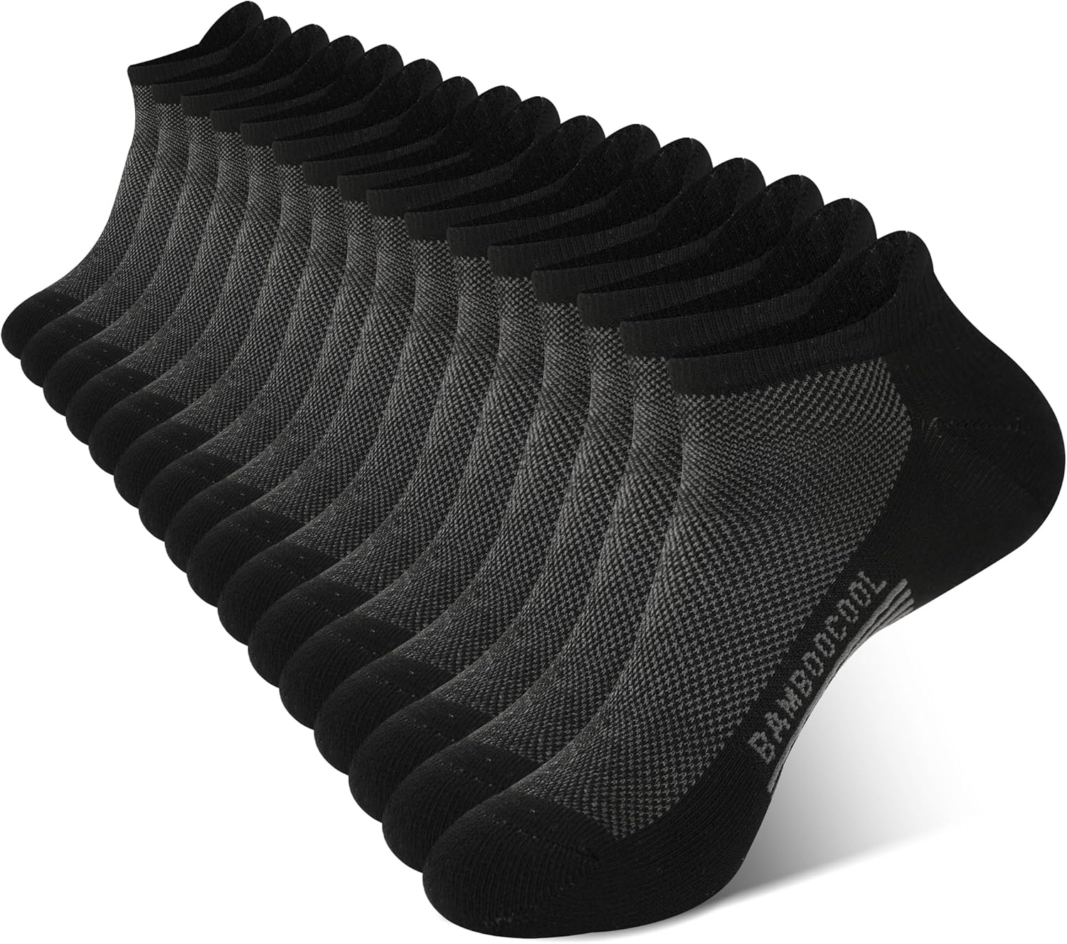 Bamboo Cool Men's Ankle Socks for Running and Athletic Use
