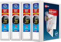 Avery Heavy-Duty View 3 Ring Binder 2 in - Durable 4-Pack