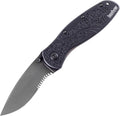 Kershaw Blur Black Serrated Folding Knife - Reliable EDC Blade