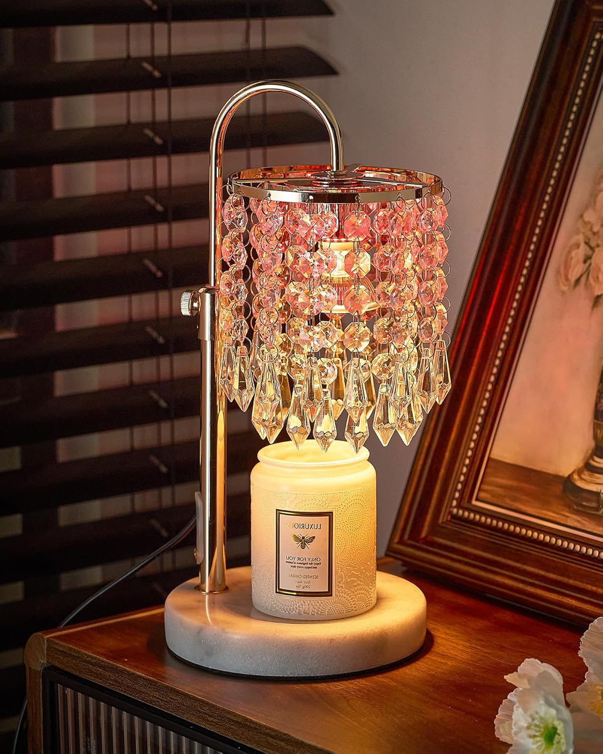 Candle Warmer Lamp with Timer Dimmer and 3 Bulbs for Home